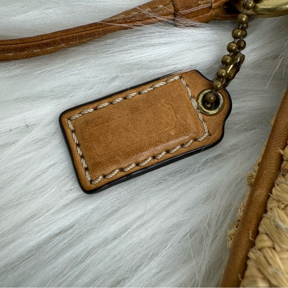 Coach Raffia Wristlet With Leather Flower - Picture 5 of 5